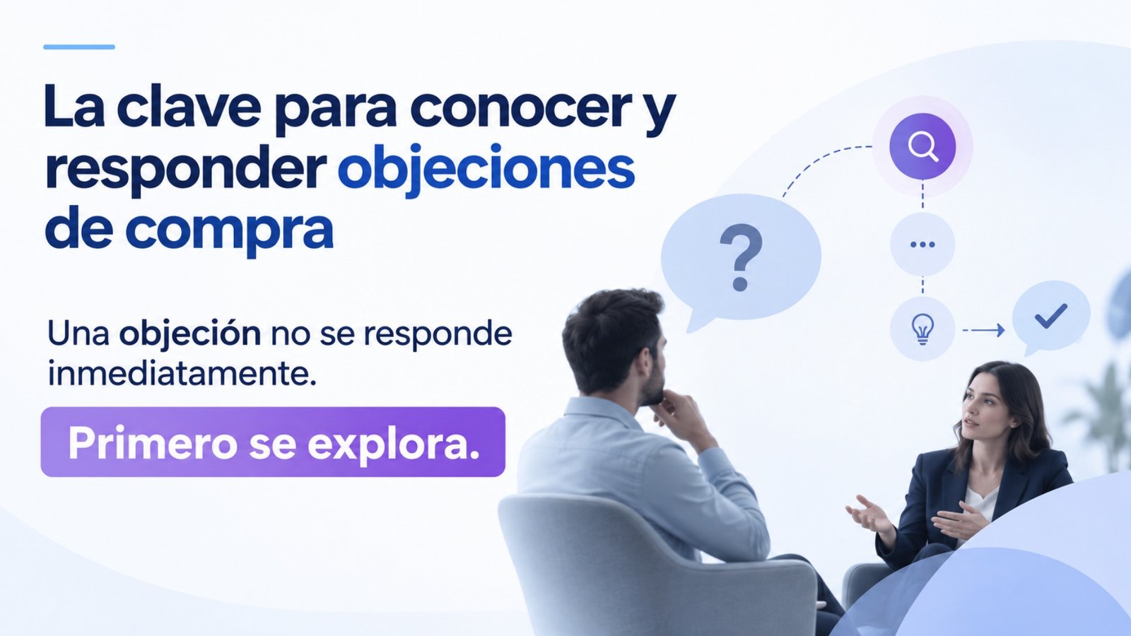 La clave para conocer y responder objeciones de compra