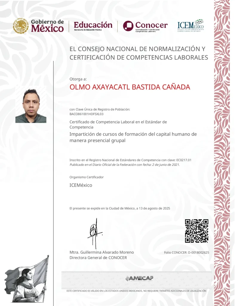 Certificado EC217.01 Olmo Axayacatl Bastida Cañada